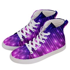 Shiny Stars Women s Hi-top Skate Sneakers by Sparkle