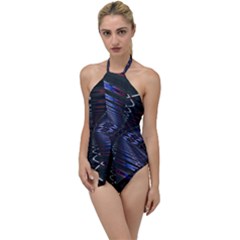 Digital Room Go With The Flow One Piece Swimsuit by Sparkle