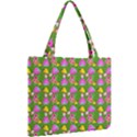 Girl With Hood Cape Heart Lemon Pattern Green Mini Tote Bag View2