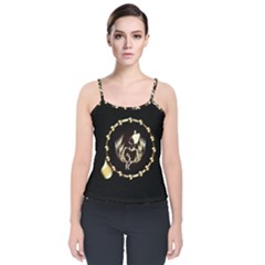 Img-1585062187612 Velvet Spaghetti Strap Top by SERIPPY