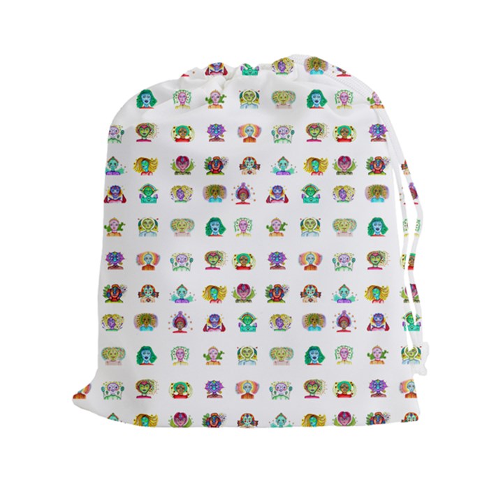 All The Aliens Teeny Drawstring Pouch (2XL)