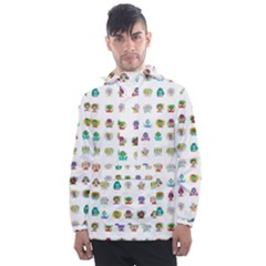 All The Aliens Teeny Men s Front Pocket Pullover Windbreaker by ArtByAng