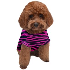 Pink Zebra Dog T-shirt by Angelandspot