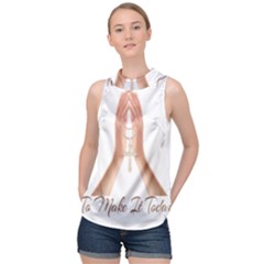 Panther World Limited Edition Prayer  High Neck Satin Top by Pantherworld143