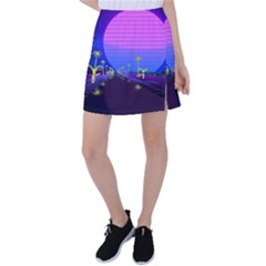 Blue Club Tennis Skirt by Mariart