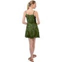 Green Army Camouflage Pattern Summer Time Chiffon Dress View2