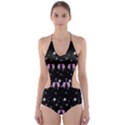 Galaxy Unicorns Cut-Out One Piece Swimsuit View1