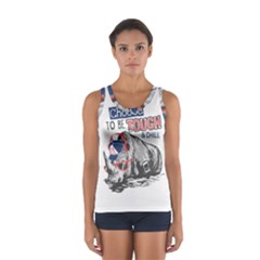 Choose To Be Tough & Chill Sport Tank Top  by Bigfootshirtshop