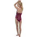 Pink and Brown Camouflage Go with the Flow One Piece Swimsuit View2