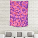 Pink and Purple Camouflage Small Tapestry View2