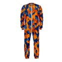 Blue and Orange Camouflage Pattern OnePiece Jumpsuit (Kids) View1