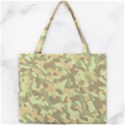 Light Green Brown Yellow Camouflage Pattern Mini Tote Bag View1