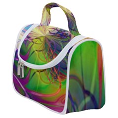  Rainbow Painting Patterns 1 Satchel Handbag by DinkovaArt