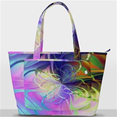 Rainbow Painting Patterns 3 Back Pocket Shoulder Bag  by DinkovaArt