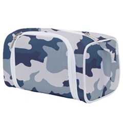 Camo Blue Toiletries Pouch by MooMoosMumma