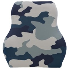 Camo Blue Car Seat Velour Cushion  by MooMoosMumma