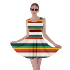 Rainbow Stripes Skater Dress by tmsartbazaar