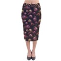 Zombie Eyes Pattern Velvet Midi Pencil Skirt View1