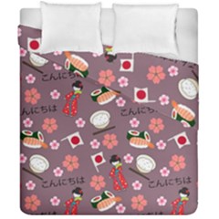 Japan Girls Duvet Cover Double Side (california King Size) by kiroiharu