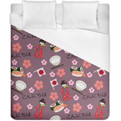 Japan Girls Duvet Cover (california King Size) by kiroiharu