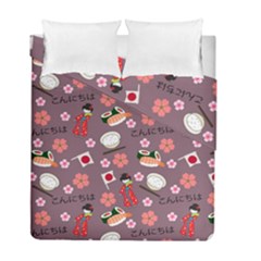 Japan Girls Duvet Cover Double Side (full/ Double Size) by kiroiharu