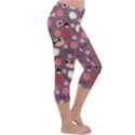 Japan Girls Lightweight Velour Capri Yoga Leggings View3