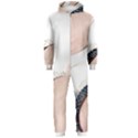 Pink and Blue Marble Hooded Jumpsuit (Men)  View1