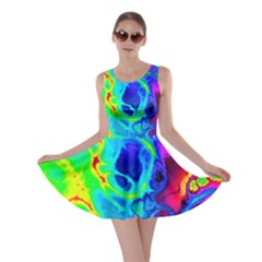 Abstract Art Tie Dye Rainbow Skater Dress by SpinnyChairDesigns