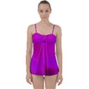 Fun Fuschia Babydoll Tankini Set View1