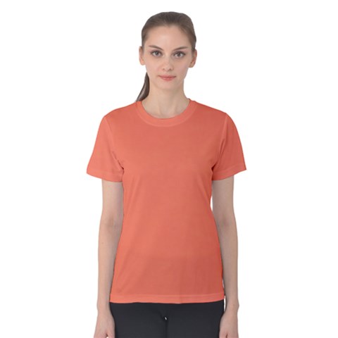 Appreciating Apricot Women s Cotton Tee by Janetaudreywilson