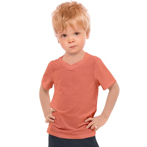 Appreciating Apricot Kids  Sports Tee by Janetaudreywilson