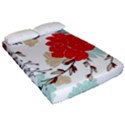 Floral pattern  Fitted Sheet (Queen Size) View2