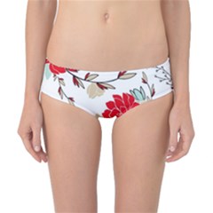 Floral Pattern  Classic Bikini Bottoms by Sobalvarro