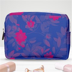 Bi Floral-pattern-background-1308 Make Up Pouch (medium) by VernenInk