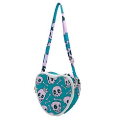 Skull Heart Shoulder Bag by Sobalvarro