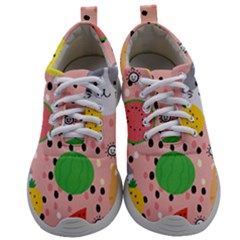 Cats And Fruits  Mens Athletic Shoes by Sobalvarro