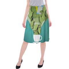 Illustrations Drink Midi Beach Skirt by HermanTelo