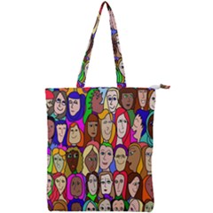 432sisters Double Zip Up Tote Bag by Kritter