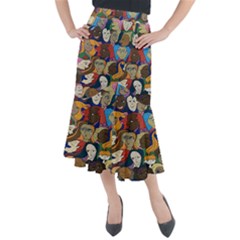 Sisters2020 Midi Mermaid Skirt by Kritter