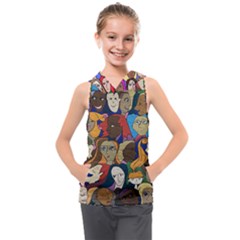 Sisters2020 Kids  Sleeveless Hoodie by Kritter