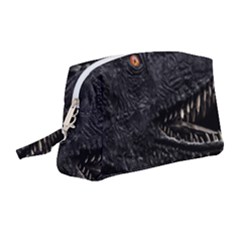 Trex Dinosaur Head Dark Poster Wristlet Pouch Bag (medium) by dflcprintsclothing