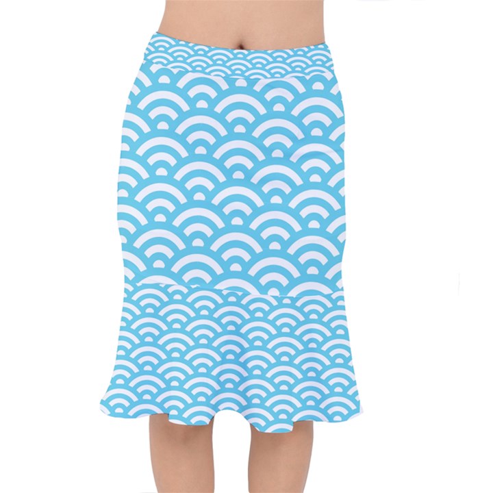 Waves Short Mermaid Skirt