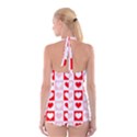 Hearts  Boyleg Halter Swimsuit  View2