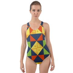 Africa  Cut-out Back One Piece Swimsuit by Sobalvarro