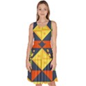 Africa  Knee Length Skater Dress With Pockets View1