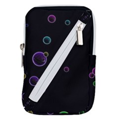 Bubble In Dark Belt Pouch Bag (large) by Sabelacarlos