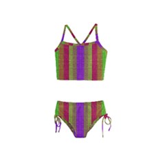 Colors Of A Rainbow Girls  Tankini Swimsuit by pepitasart