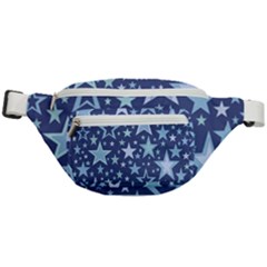 Stars Blue Fanny Pack by MooMoosMumma