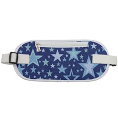 Stars Blue Rounded Waist Pouch by MooMoosMumma