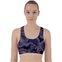 Glowing Coral Pattern Back Weave Sports Bra View1